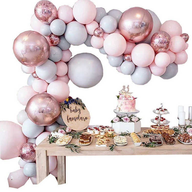 100 X Macaron Pastel Balloons Birthday Baby shower Ballons Party