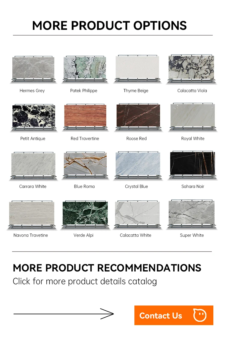 YUSHI Customized Sizes Super Ultra Thin Flexible Natural Marble Veneer Tiles for Villa Hotel Wall Floor Cabinet Decoration supplier