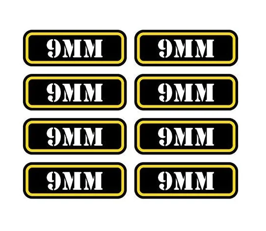 Aolamegs Ammo Can Vinyl Sticker Set Decal Label 