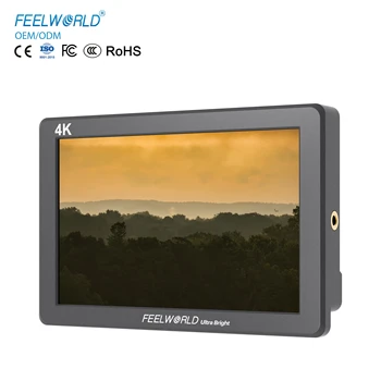FEELWORLD P7S Camera DSLR Field Monitor 7 Inch 2200nit High Brightness IPS Screen OEM Custom Design Factory Price