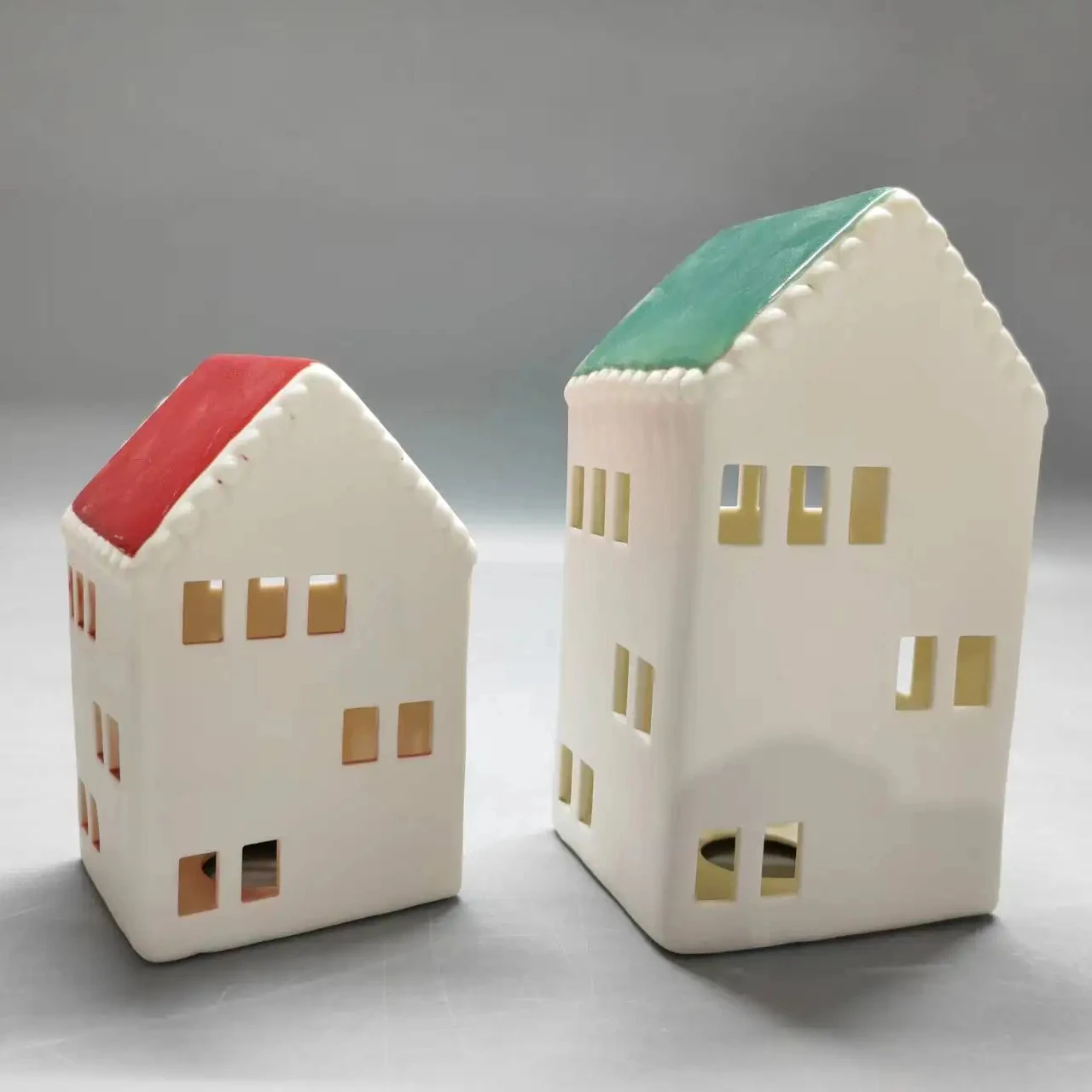 christmas decoration supplies ceramic christmas tree lantern house ceramics christmas decoration