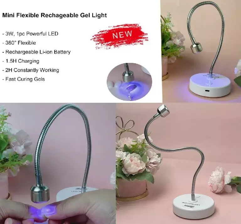 Gel X Tips System  Mini Uv Gel Curing Light Cordless  Uv Led Gel Lamp Nail Dryer One Finger Flash Cure Nail Lamp