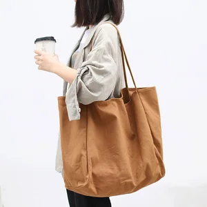 Extra Large Wholesale Summer Women Custom Waterproof Travel Cotton Canvas Beach Tote Bag