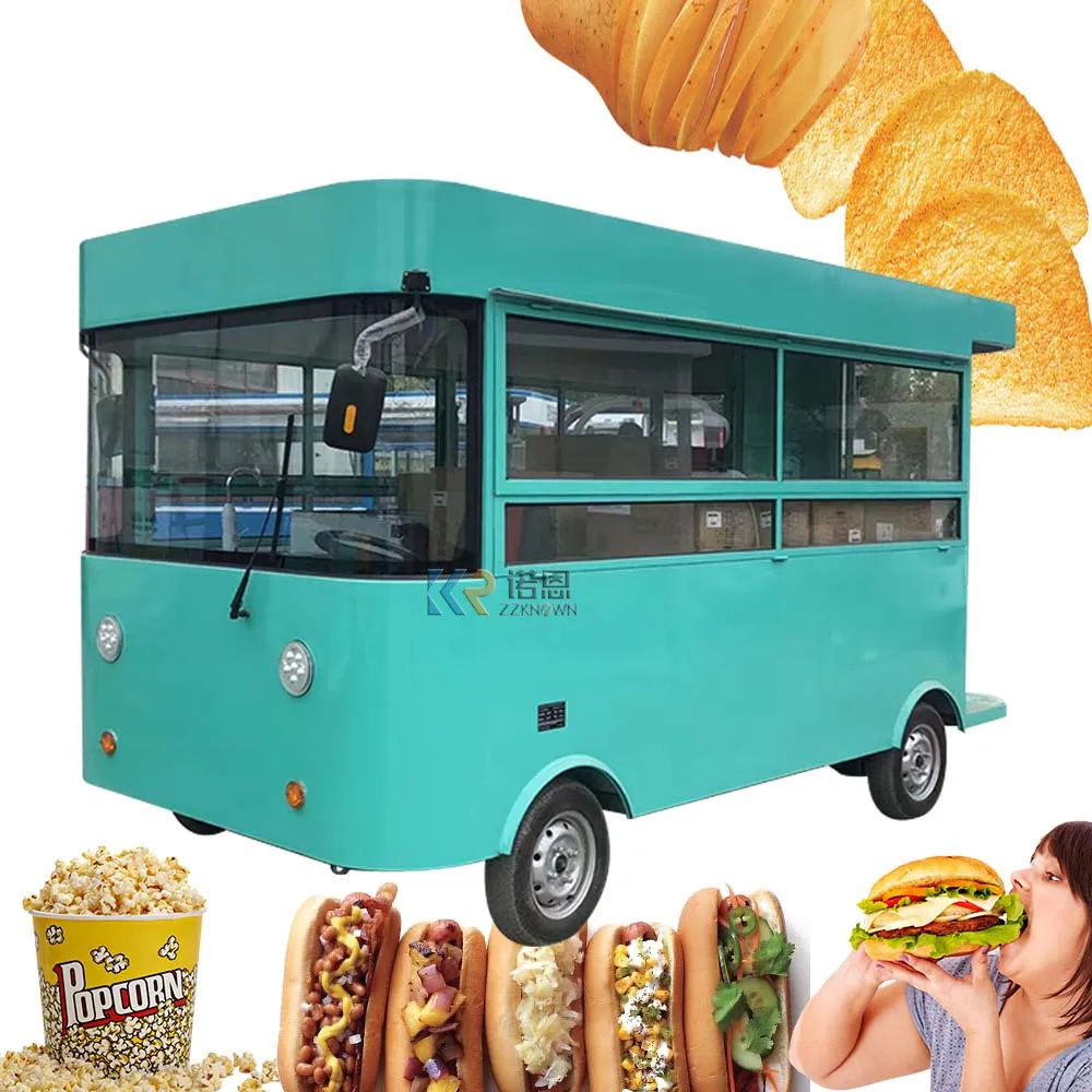 2023 Full Equipped Food Truck With Dot Ce Electric Fast Mobile Food