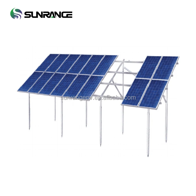 Solar Panel Mounting Structure Ground Mounted Solar Carport Racks with ...