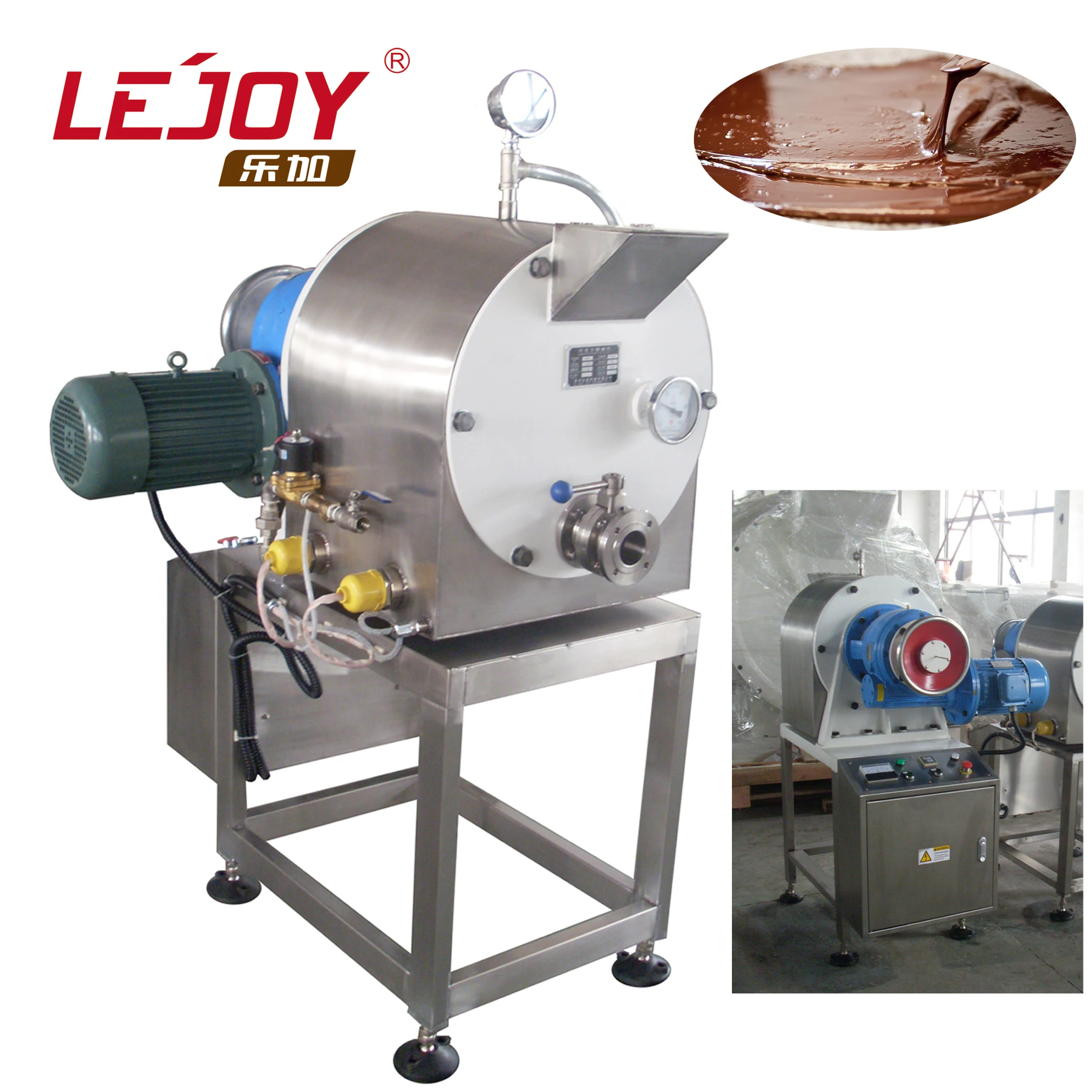 Small Capacity Lab Use Chocolate Conche and Refiner Chocolate Grinding for Chocolate Spread