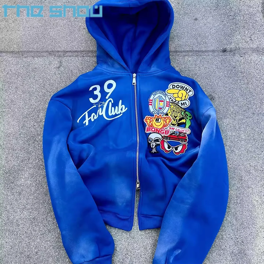 ジャケット・アウター EPTM SUN FADED CROPPED ZIP UP HOODIE EPTM - SUN FADED CROPPED ZIP UP HOODIE - sky blue - EPTM