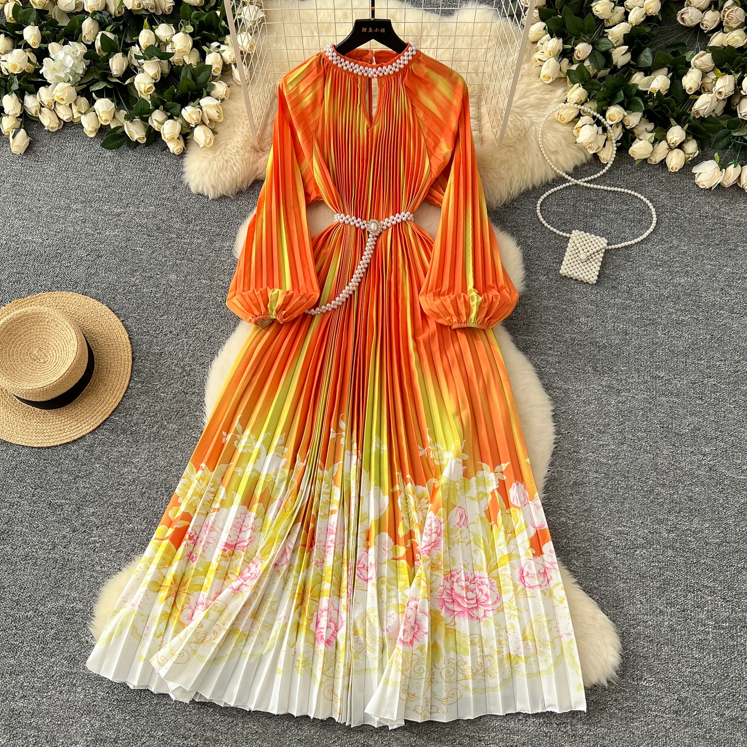 princess polly baby blue dress Alibaba.com: Winter American Style O-Neck Tunic Bandage Pleated Midi Dress  with Lantern Sleeve and Empire Waist : Trade assurance available, connect  with verified suppliers offering OEM orders and global shipping