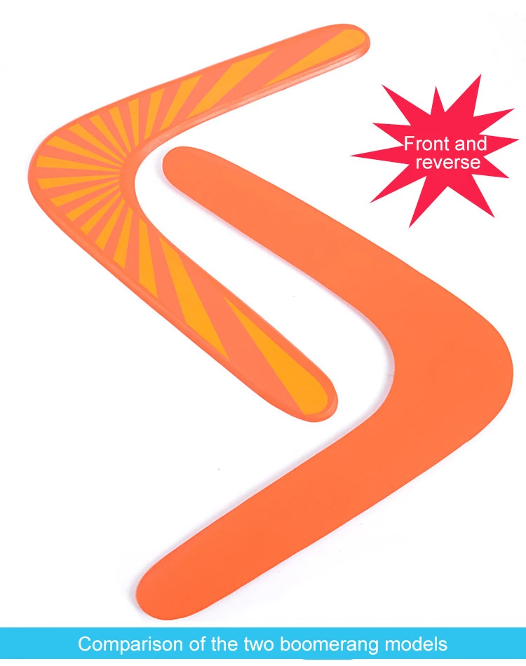 2022 Agreat Promotion Wooden Throwback V Shaped Boomerang Flying Disc