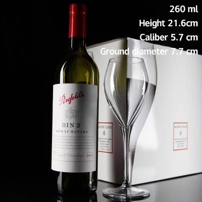 Wholesale wedding party 210ml 260ml 325ml 445ml 600ml glass goblet with long stem in bulk factory