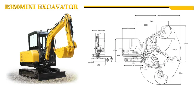 가장 비용 효율적인 굴삭기 공장-Mini Excavators For Sale - Rippa® China Manufacturer