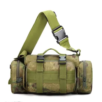 Wholesale Outdoor Camping Sport Waist Bag Waterproof Men Sling Single Shoulder Camo Tactical Camera Bag