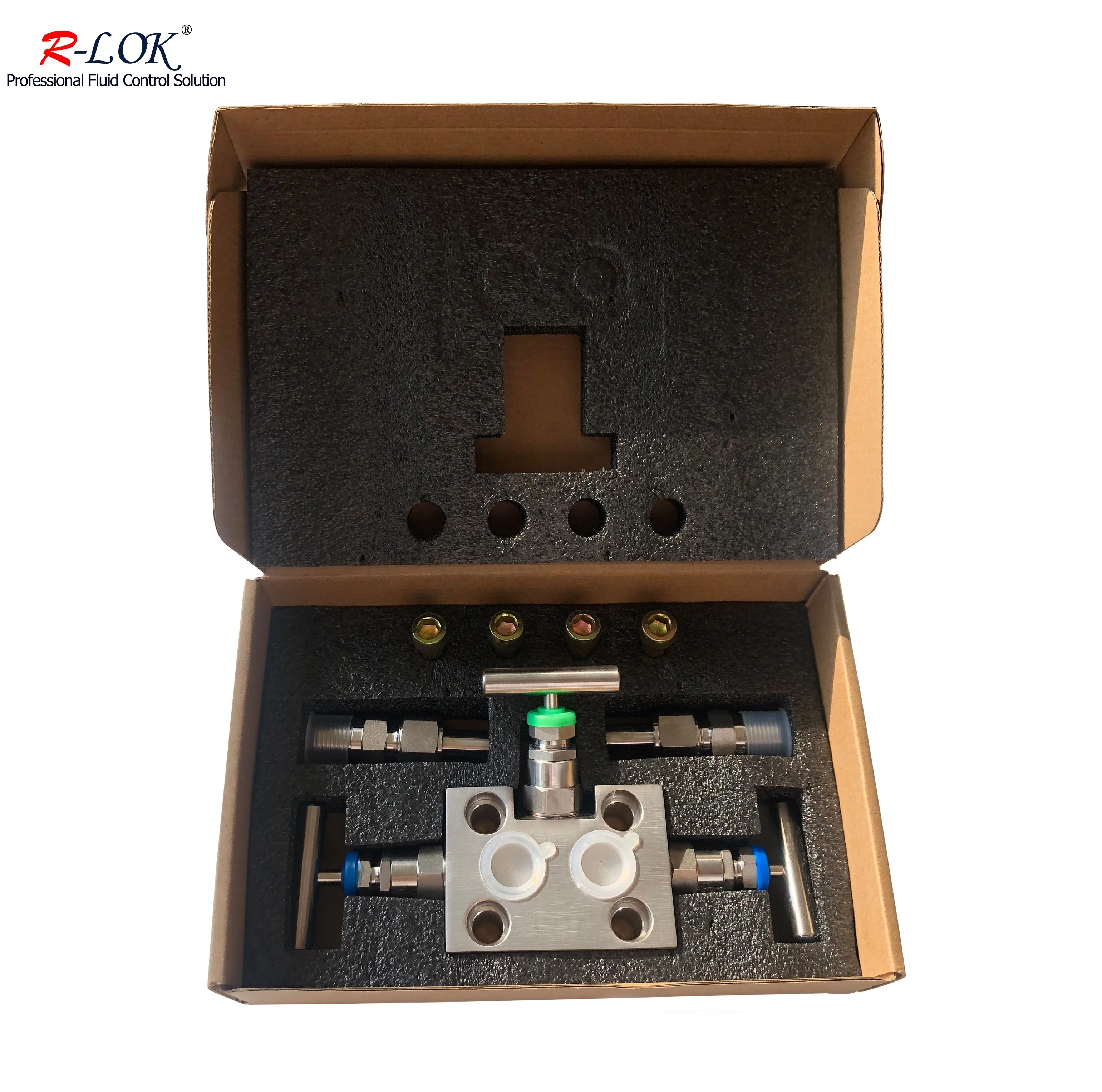 Stainless Steel Gauge Valve Ss316 Bleed And Block Manifolds Swagelok