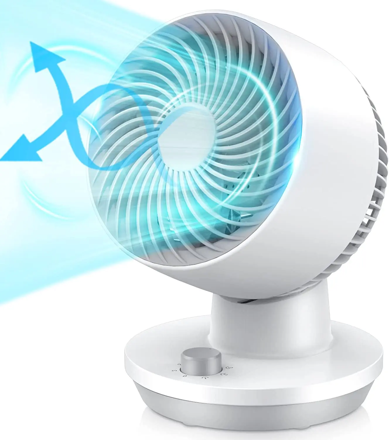 Konwin Fs-203 Small Air Circulator Fan 3 Speeds Powerful Airflow ...