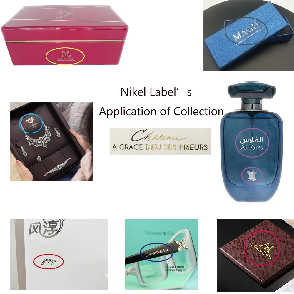 пользовательские кожуры и палки клейкие этикетки тисненые Фирменные Металлические наклейки логотипа для электронного продукта