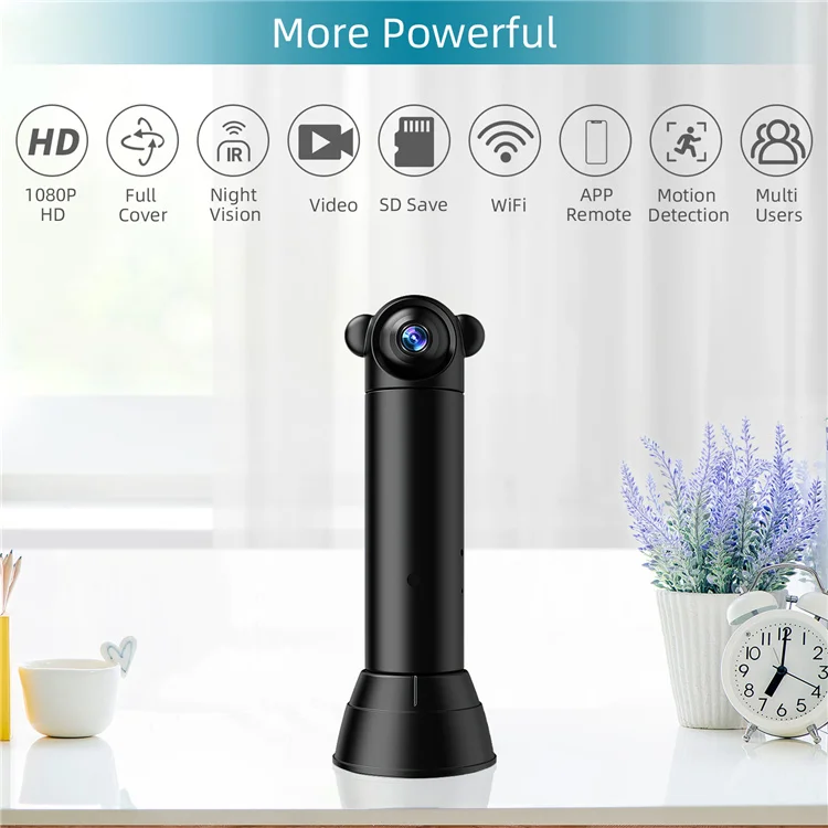 iWfcam APP 1080P V10 Pan 180 degree Small Mini Wifi camera