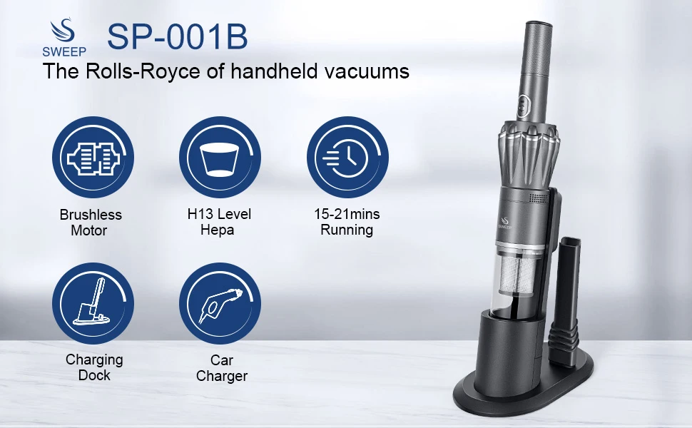 2026 Trending Products Mini Handheld Car Vacuum Cleaner USB/Electric Adapter Dry Function Hot Selling Rechargeable Product details