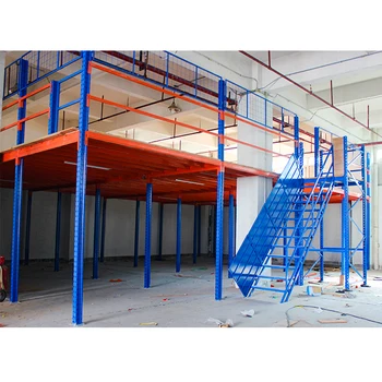 China Supermarkets Convenience mezzanine floor system racks steel storage shelf warehouse mezzanine