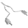 Stainless steel Valvetronic Exhaust Catback with 4 TIPS