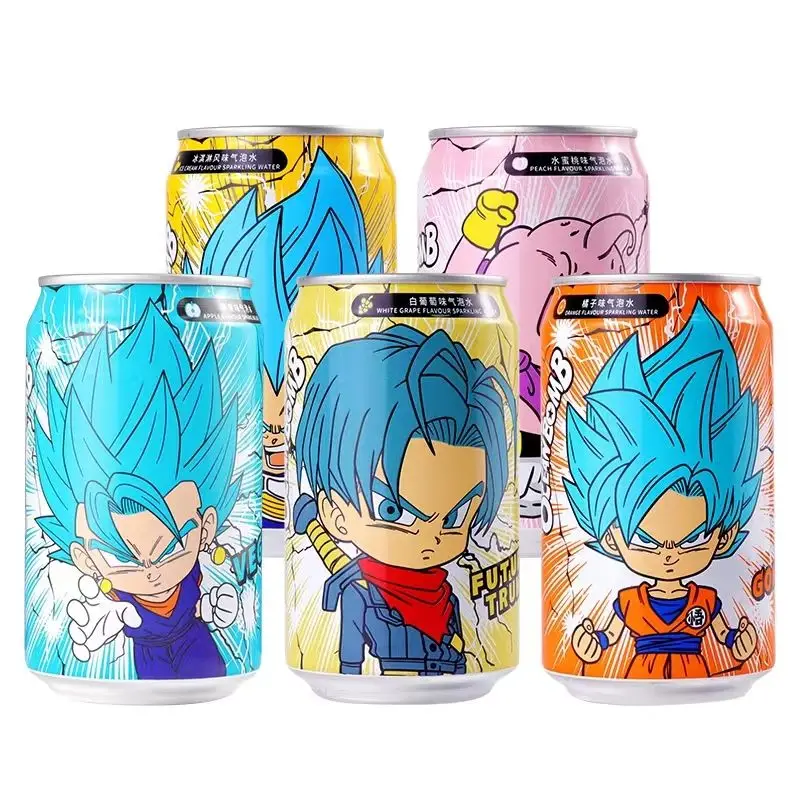 Japan Dragon Ball Sparkling Water 330ml Ramune Exotic Carbonated Drinks ...