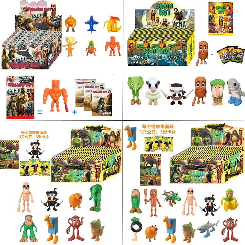 Blind Box Brainrot Tung Sahur Figure Toy Tralalero Tralala