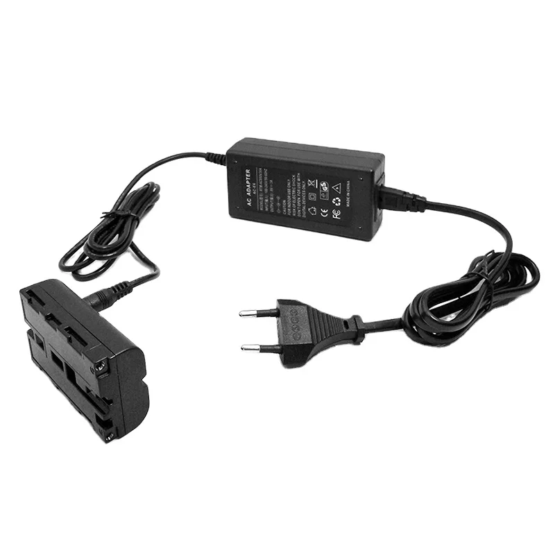 8V AC Power Adapter Plus NP-F550 Dummy Battery Decode NP-F970 F750 F570 for Sony HVR-M10P, HVR-M10U, HVR-V1E V1