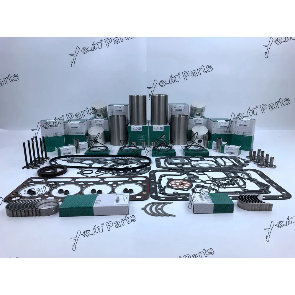 V1702 Overhaul Kit With Valves for Kubota Diesel Spare Part 4