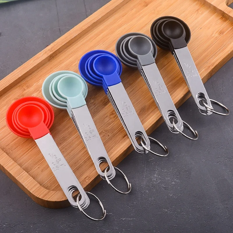 Combo Stainless Steel Measuring Cups & Spoons set - 8pcs