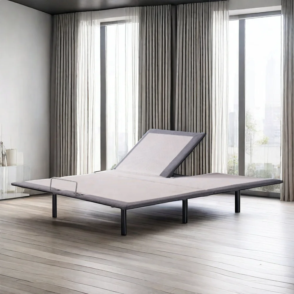 Split King Full Size Lit Electrique Usb Charge Function Ergomotion