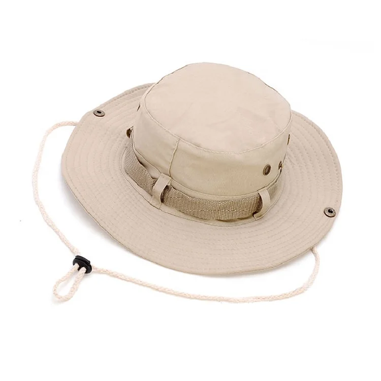 Chapeau Pêcheur Réversible Coréen - Bob Unisexe Casual Couleur Unie 57cm