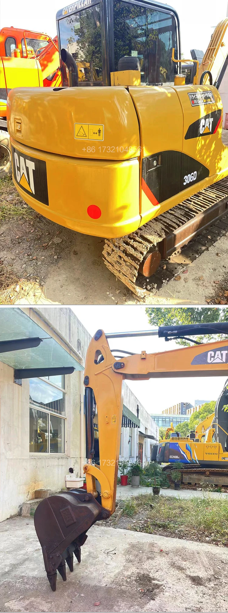 Good Condition Excavator Used Caterpillar 306 306E2 Escavator 6 Tons ...