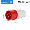 Plug 4 core 16A