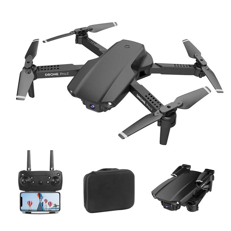 Drone e99 pro pliable avec doubles camera et 3 batteries