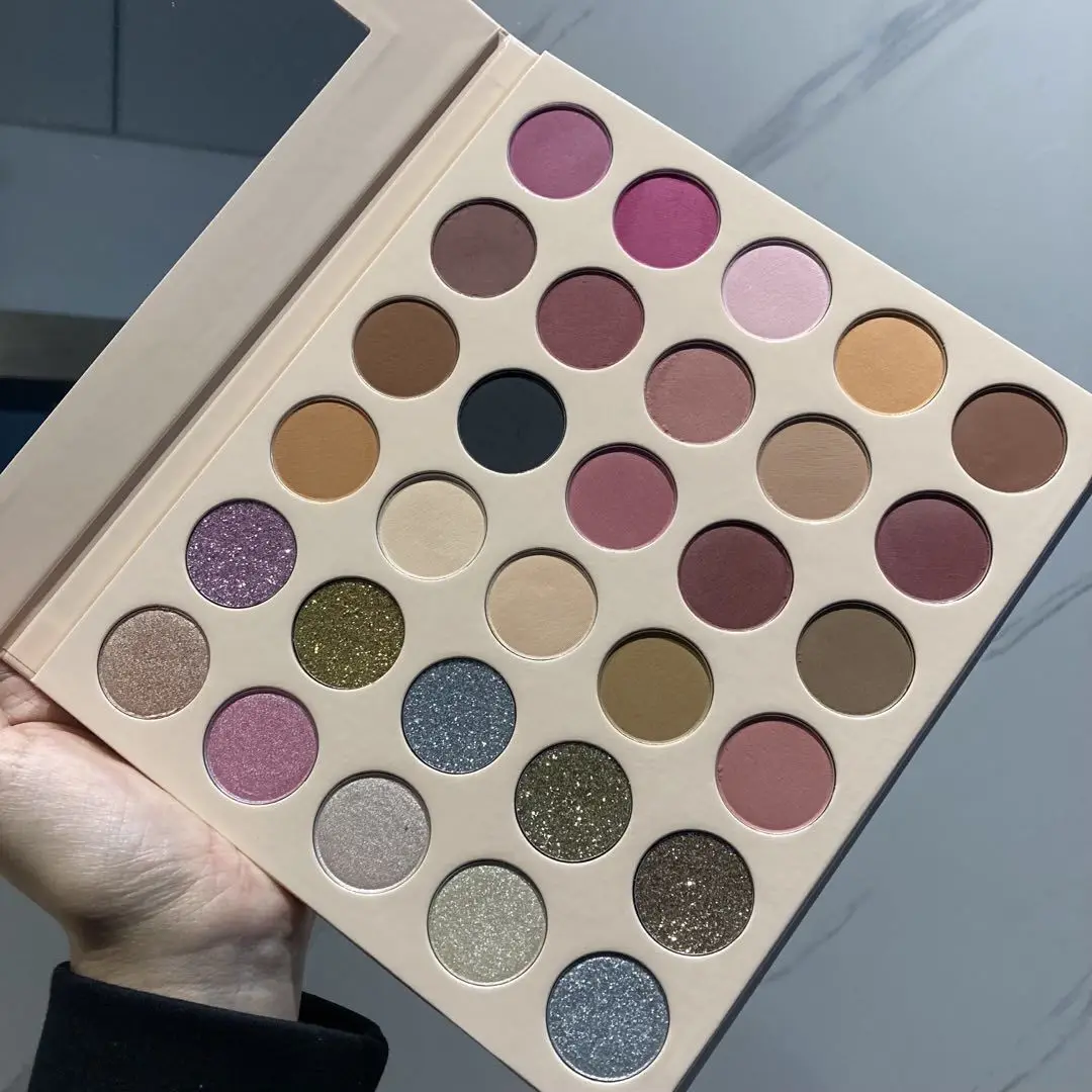 Custom 35 Eyeshadow Palette - High Pigment, Vegan Makeup