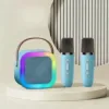 Bleu - Double haut-parleur + Haut-parleur BT