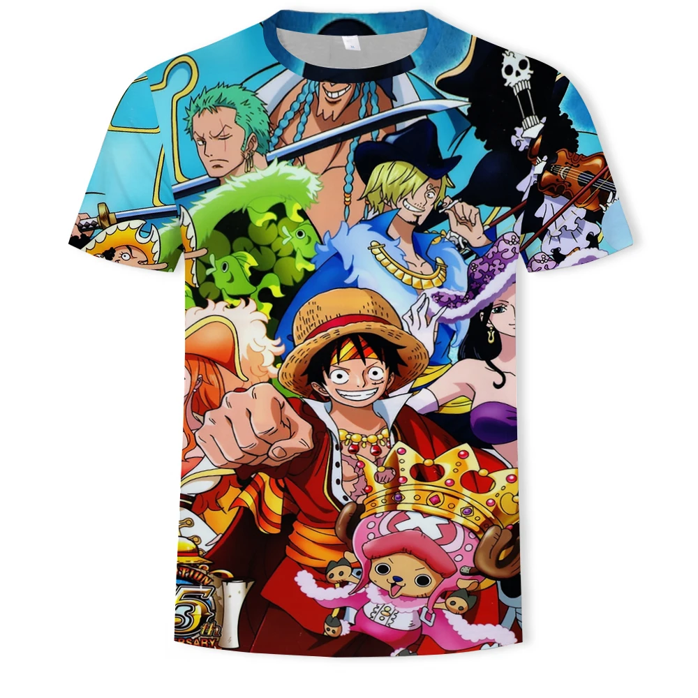Free Shipping Customized One Piece Tshirt Rock Band T-shirts