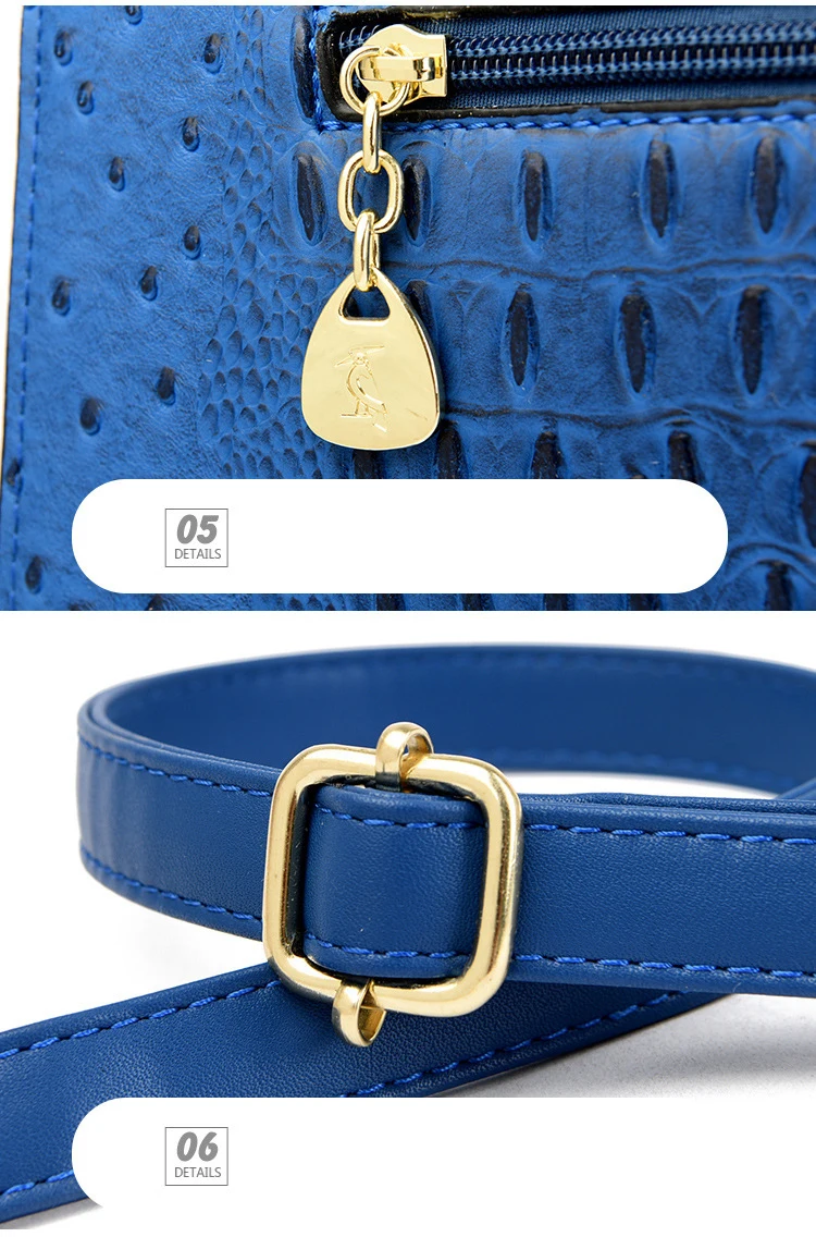 Classic Alligator Leather Pu Bags Women Handbags Ladies Shoulder Hand Bags Wholesale Custom