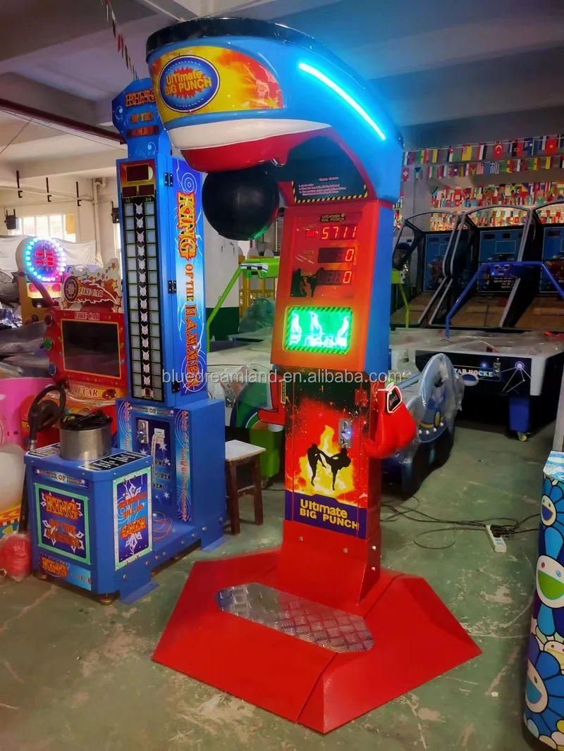 Factory Amusement Park Coin Operated Redemption Game Ultimate Big Punch ...