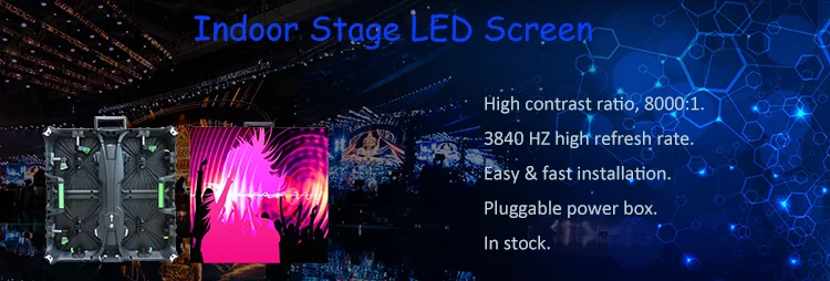 Stacking Stage Led Screen Hd 4k P2.6 Full Color Indoor Die-casting ...