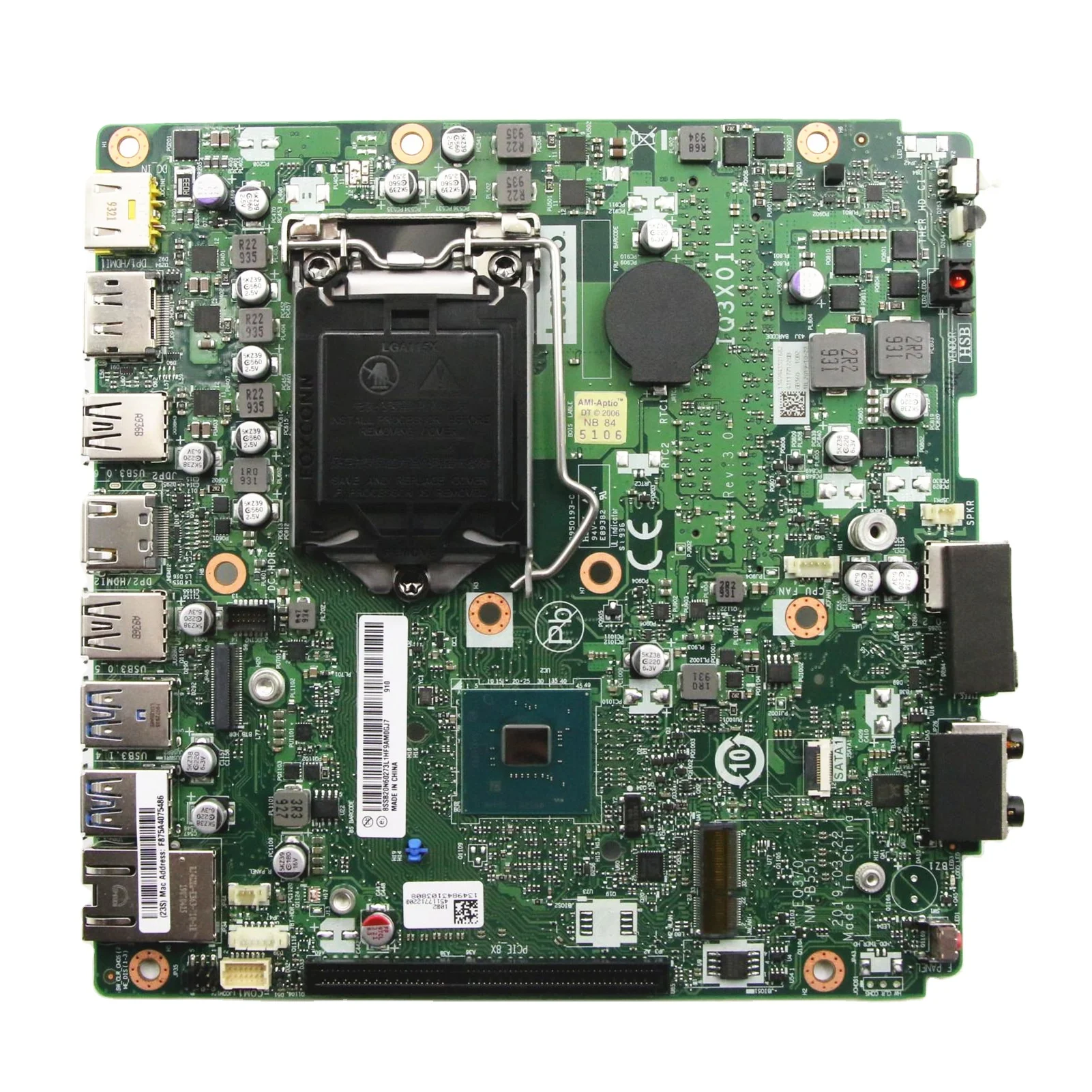Lenovo Thinkcentre M720qm625qデスクトップマザーボードeq370 Nm-b551