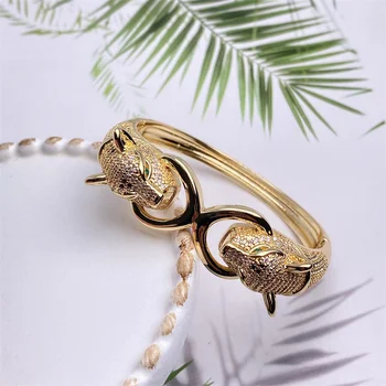 luxury gold plated women bangle bracelet