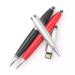 Promotional Metallic Custom Touch Stylus Ballpoint USB Pen With Logo Ball Point Printed Smart Supplier Manufacturer Personalised