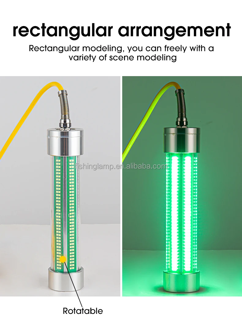400w Green Lighting Led Underwater Fishing Lamps Corn Attracting