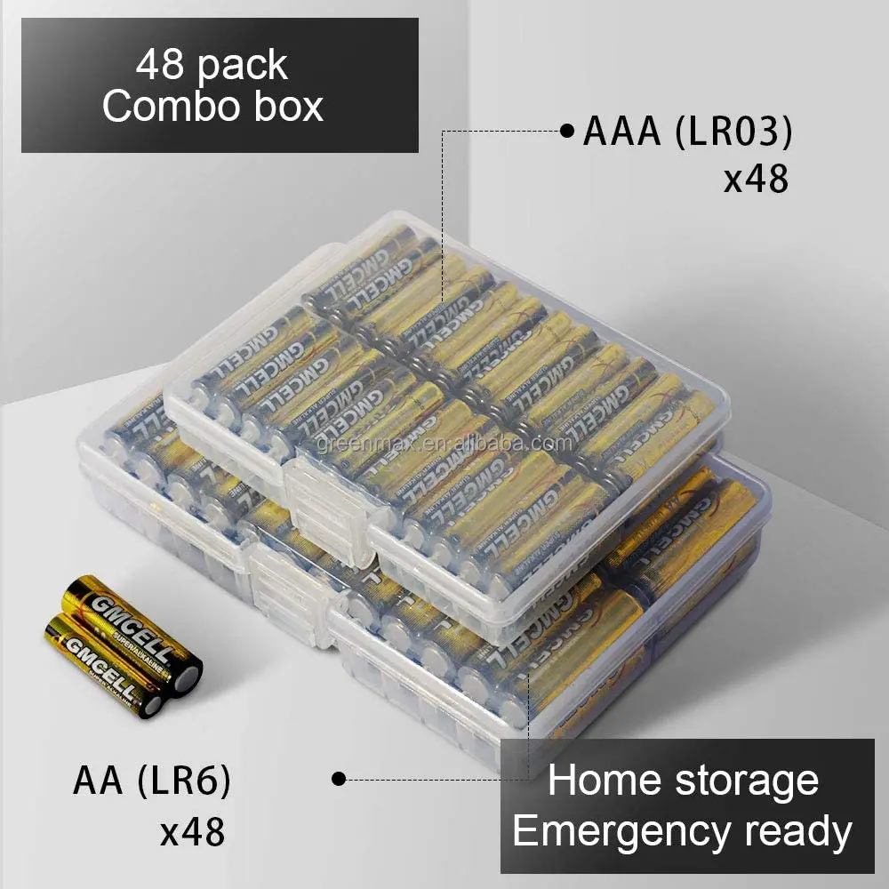 Cheap 1.5V Sum 3 LR6 GP IEC Dry Primary Battery AA Alkaline Double a Batteries for Home Appliances Toys and Remote Control