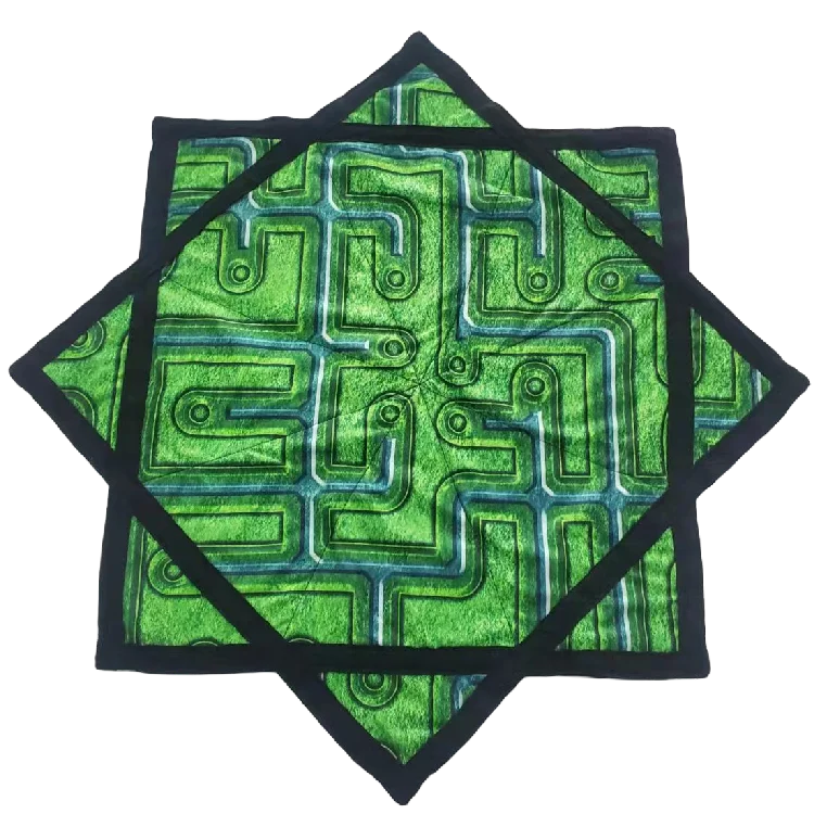 Star Reflective Spinning Cloth Israel Handkerchief Cloth Flower Flyper for Musical Dance