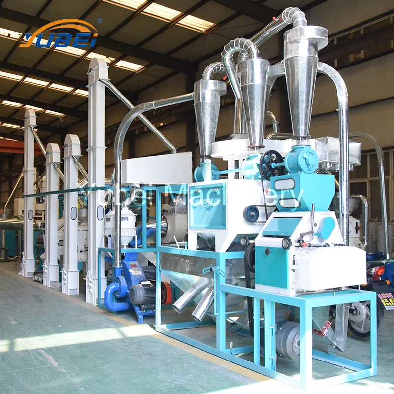 Small 1000kg Wheat Flour Mill Machine Factory Price
