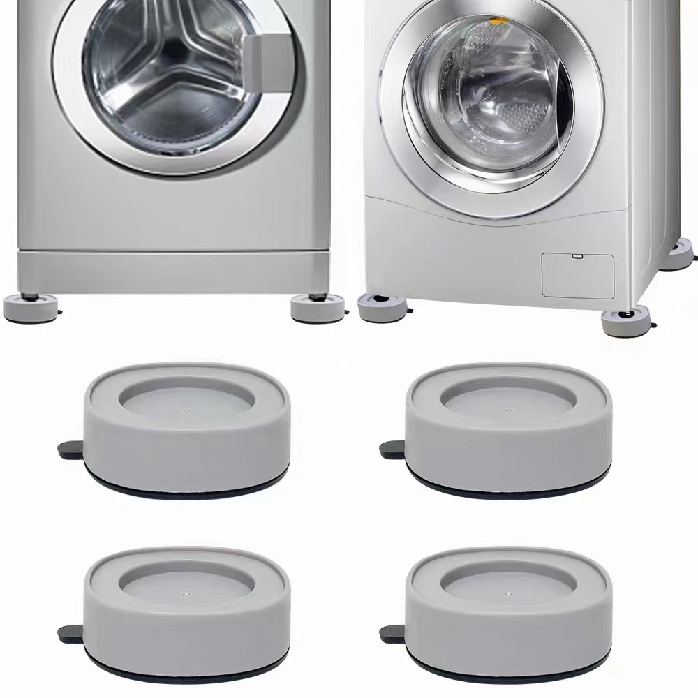 Upgraded Fixing Rubber Refrigerator Anti Vibration Pad Washing  Machine Feet Pad With Suction Cup Feet
