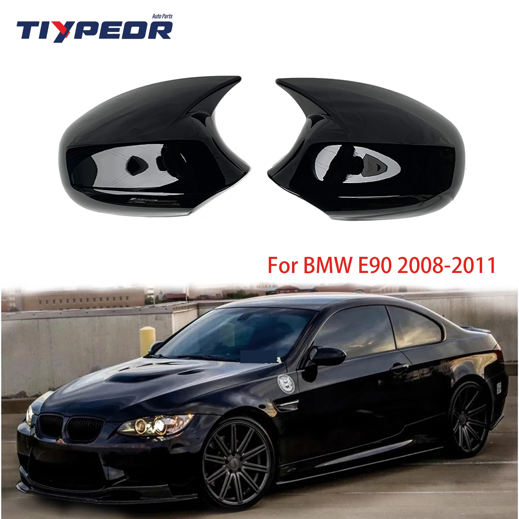 product best selling 2005 2007 bmw e90 side mirror cover car rear mirror shell rearview side mirror cover for bmw e90 2006-6