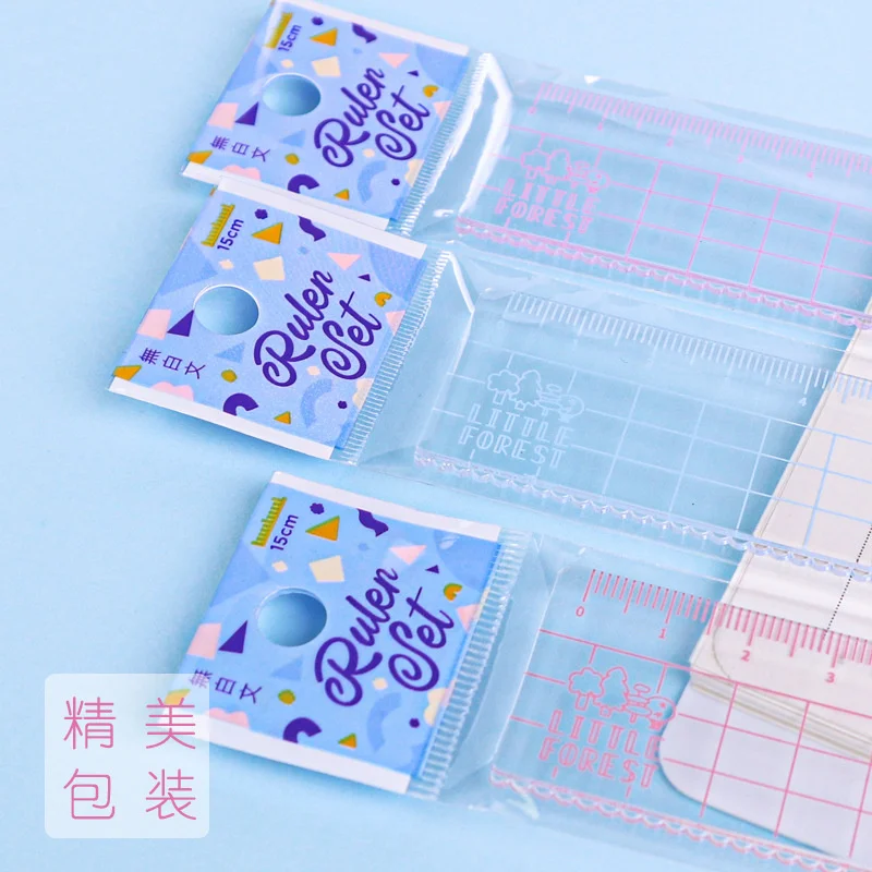 Cute Clear Ruler Plastic Rulers For School Clear Acrylic Cute Rulers School Students ...
