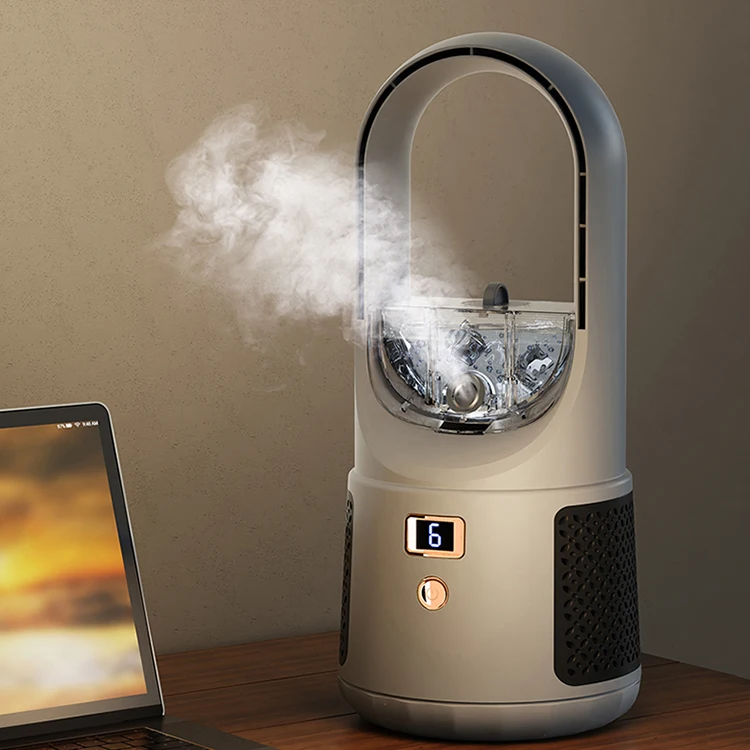 Alibaba.com: WY-009 Smart Leafless Fan, Portable Air Cooling Fan with ...